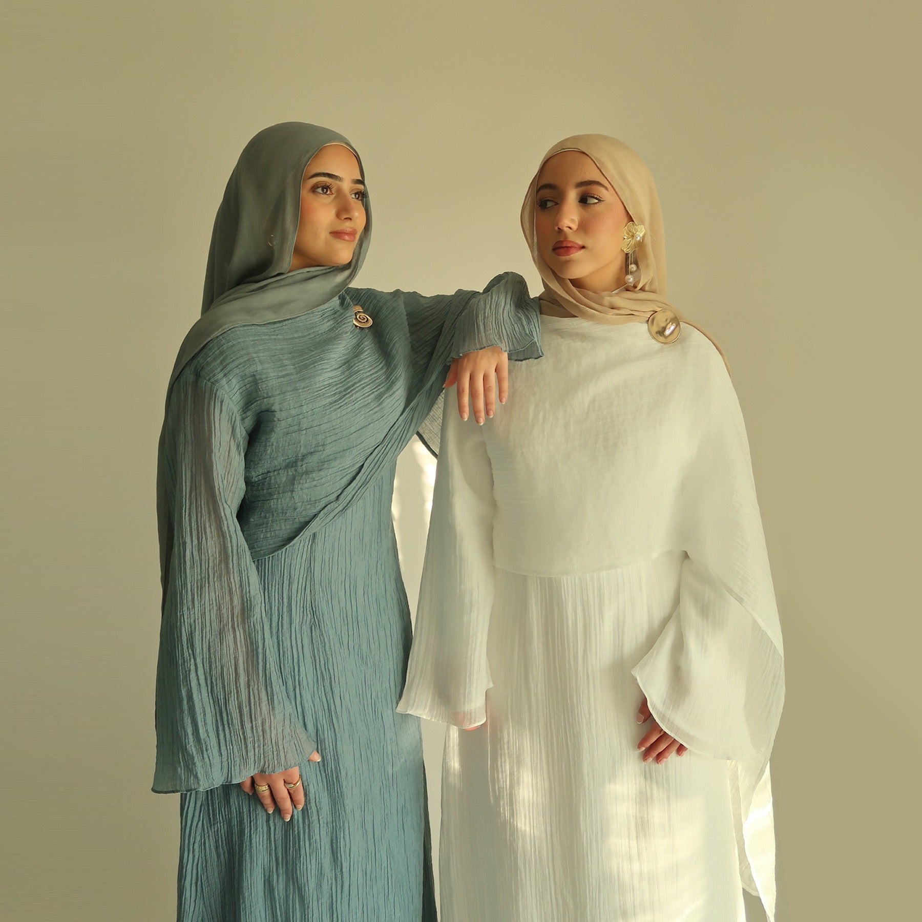 Double Layer Abaya Dress