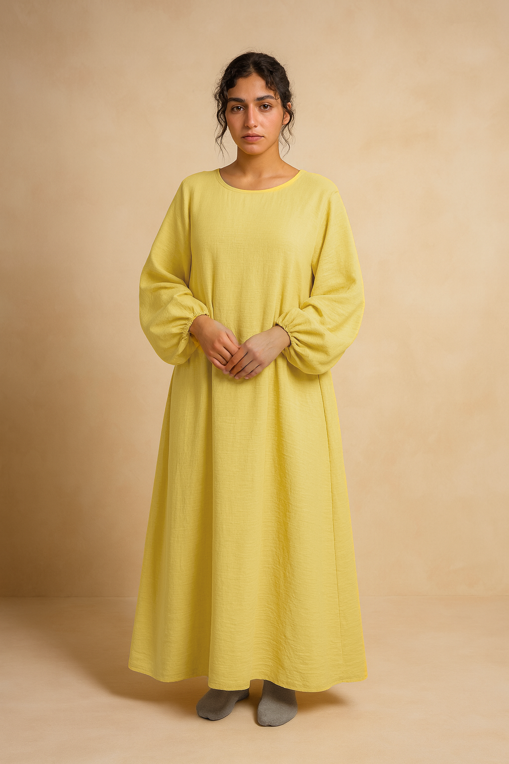 MH18 Nursing Zip Pocket Abaya – Single-Zip, Reversible Front/Back Wear for Prayer, Umrah & Hajj