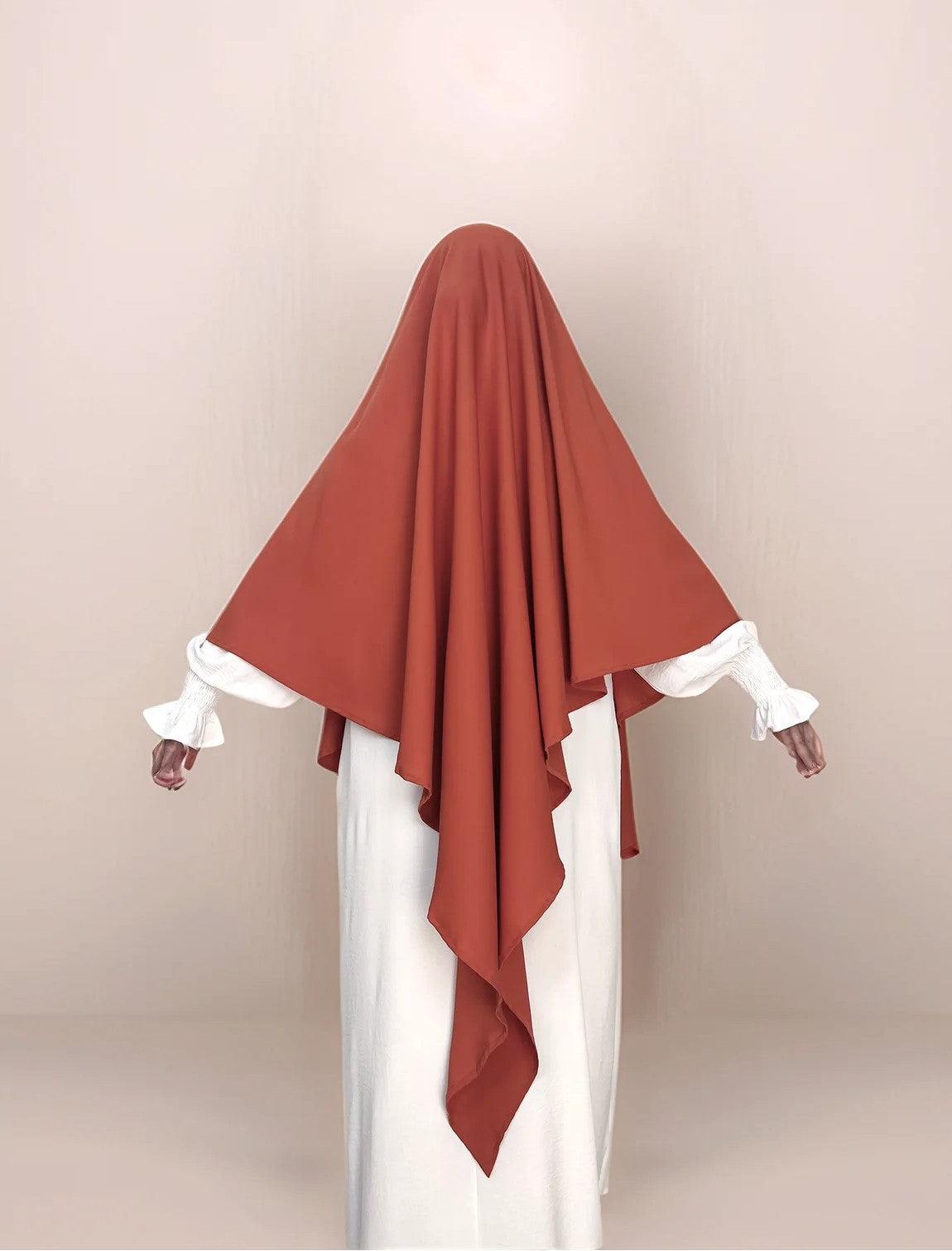 Fatimah One Layer Khimar | Modest Islamic Headscarf| Multiple color options - Mahathelabel