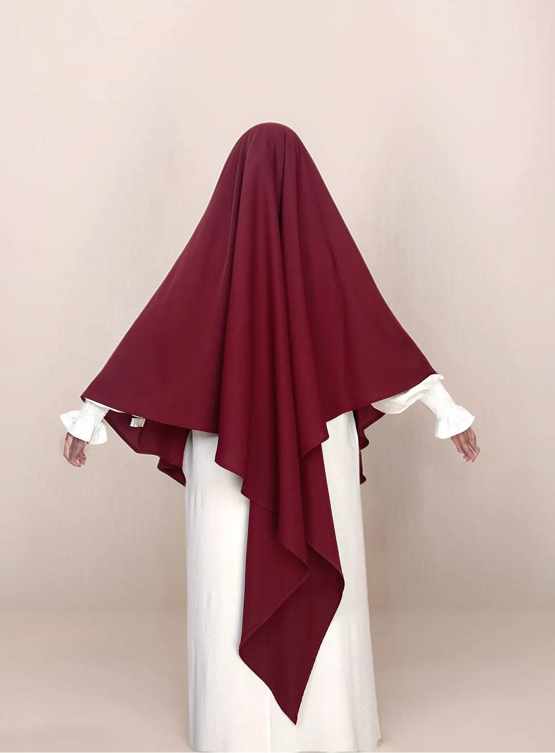 Fatimah One Layer Khimar | Modest Islamic Headscarf| Multiple color options - Mahathelabel