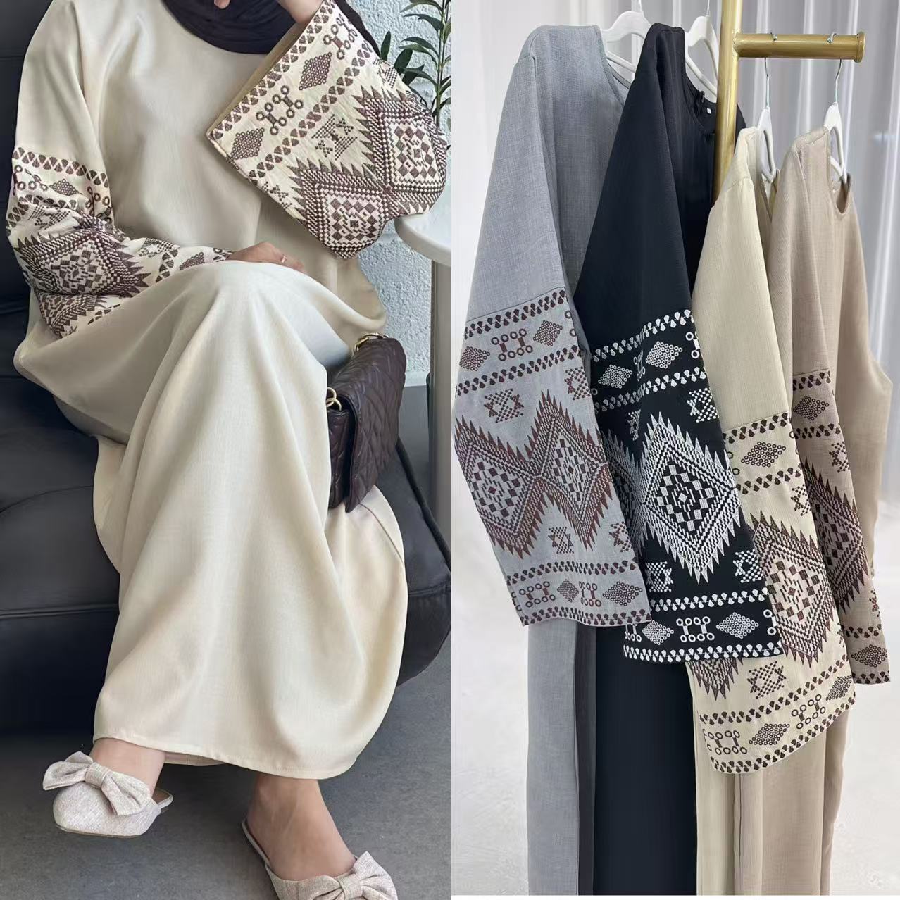 sachin and babi light blue dress Elegant Bridal & Nikah Abayas