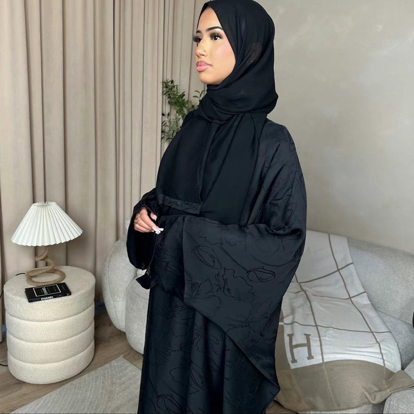 Layla Elegant Kaftan Maxi Dress | Ramadan Party Gown for Muslim Women - Mahathelabel