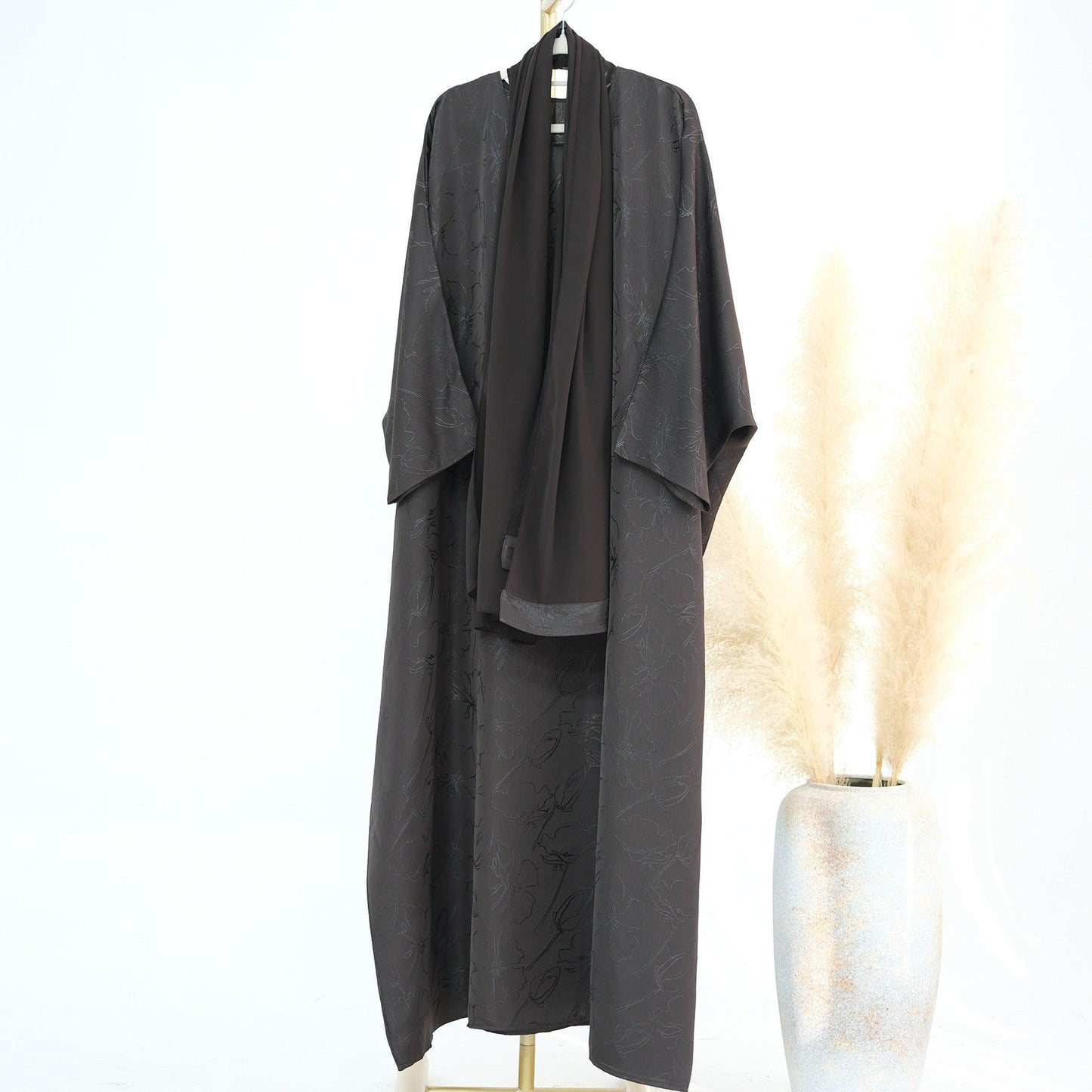 Layla Elegant Kaftan Maxi Dress | Ramadan Party Gown for Muslim Women - Mahathelabel
