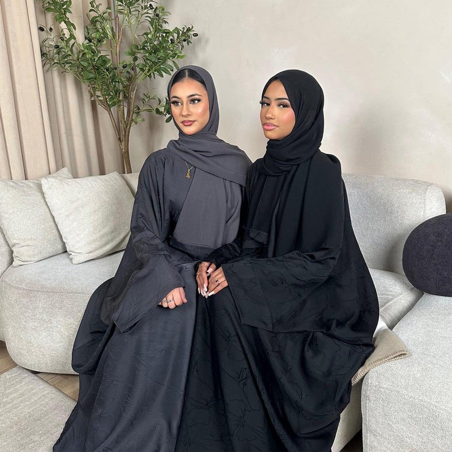 Layla Elegant Kaftan Maxi Dress | Ramadan Party Gown for Muslim Women - Mahathelabel