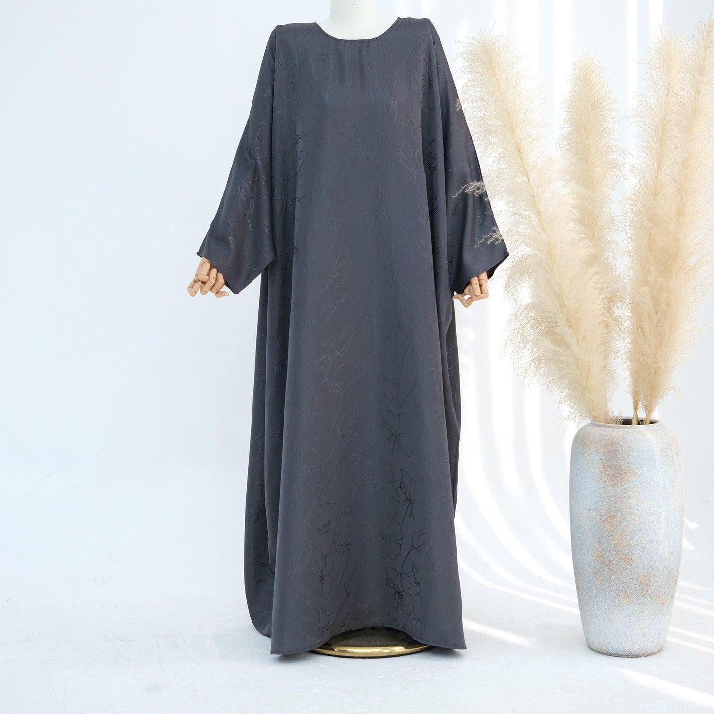 Layla Elegant Kaftan Maxi Dress | Ramadan Party Gown for Muslim Women - Mahathelabel