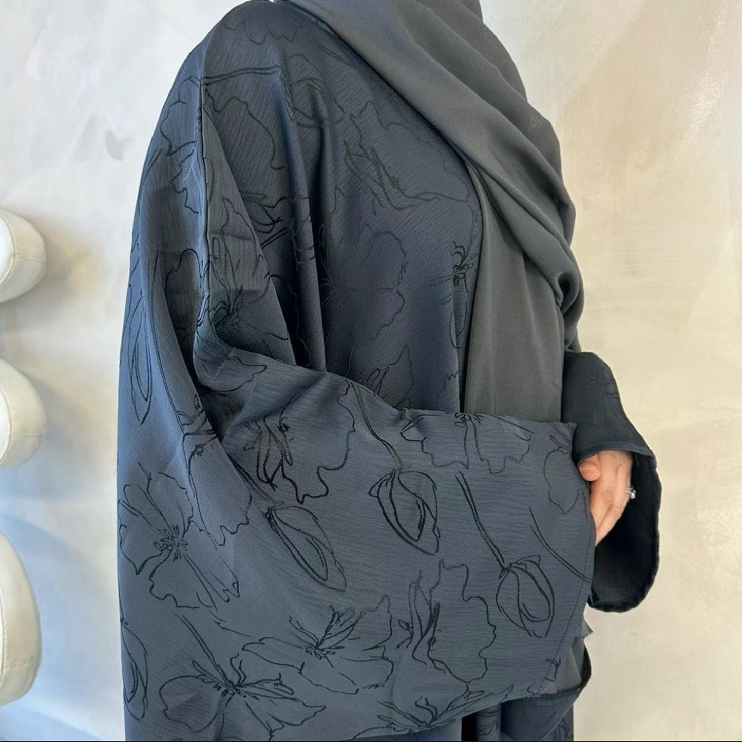 Layla Elegant Kaftan Maxi Dress | Ramadan Party Gown for Muslim Women - Mahathelabel