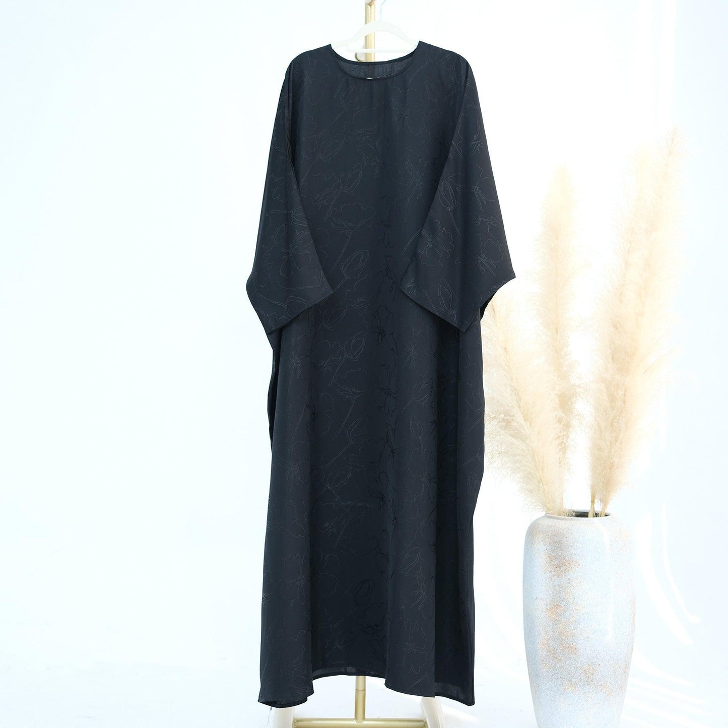 Layla Elegant Kaftan Maxi Dress | Ramadan Party Gown for Muslim Women - Mahathelabel