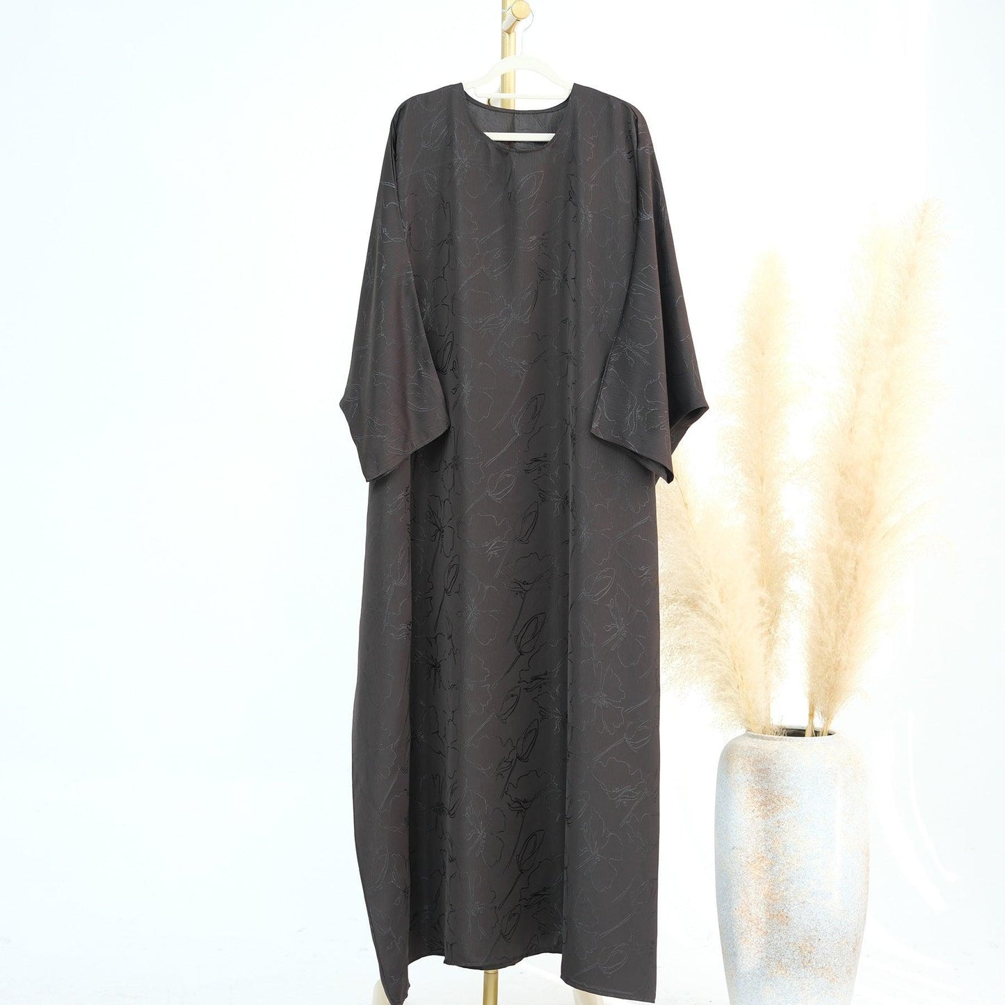 Layla Elegant Kaftan Maxi Dress | Ramadan Party Gown for Muslim Women - Mahathelabel