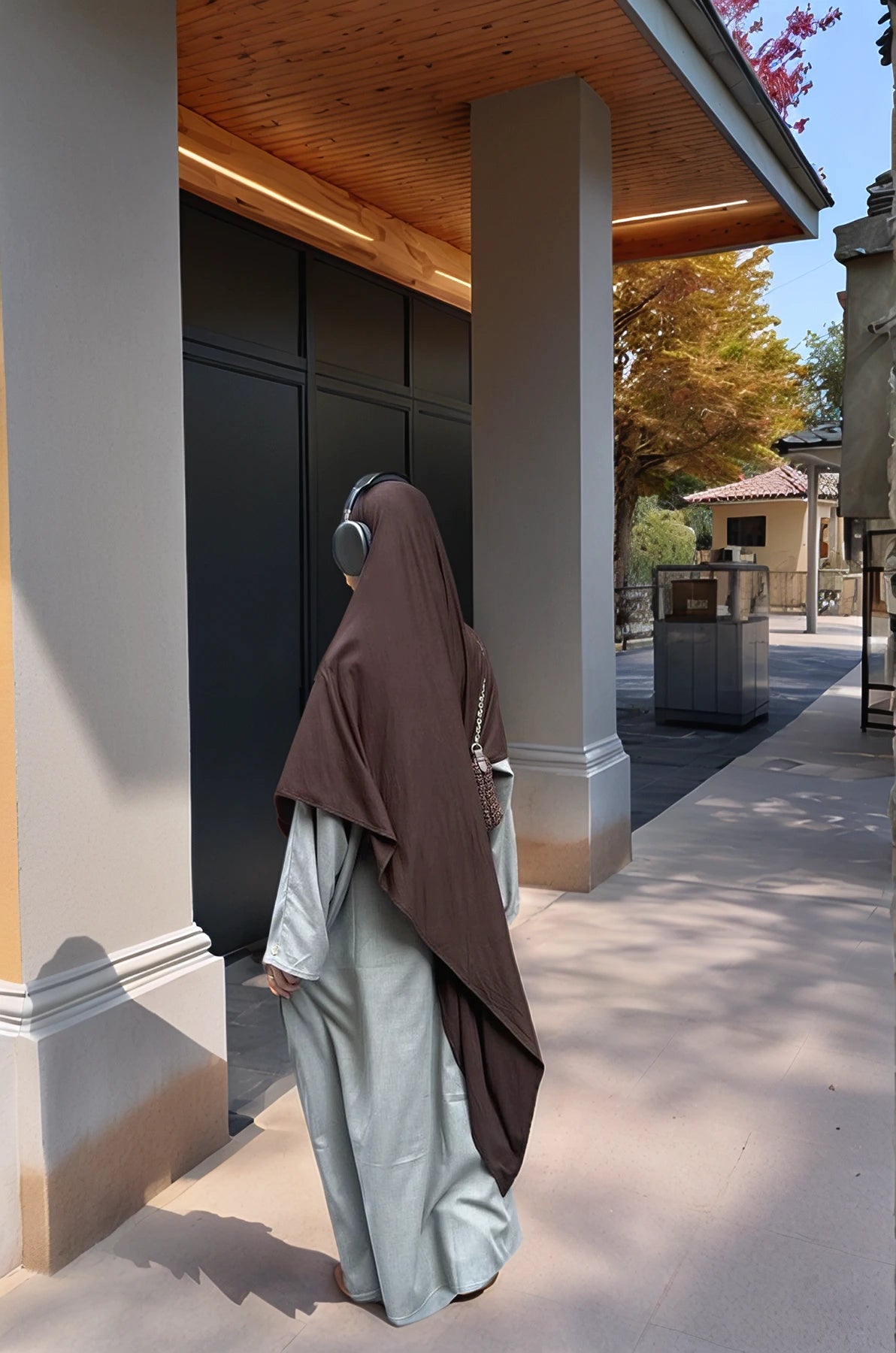 Safiyyah Jersey One-Layer Long Khimar | Breathable & Modest Muslim Hijab for Women