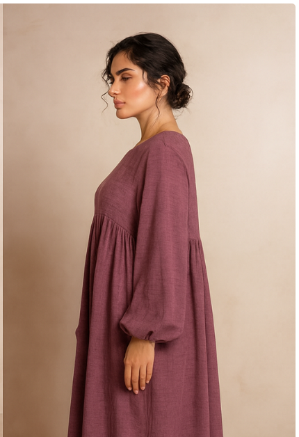 MH18 Nursing Zip Pocket Abaya – Single-Zip, Reversible Front/Back Wear for Prayer, Umrah & Hajj