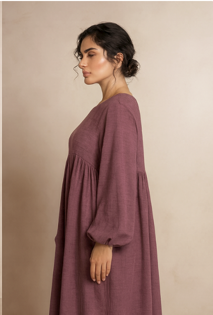 MH18 Nursing Zip Pocket Abaya – Single-Zip, Reversible Front/Back Wear for Prayer, Umrah & Hajj