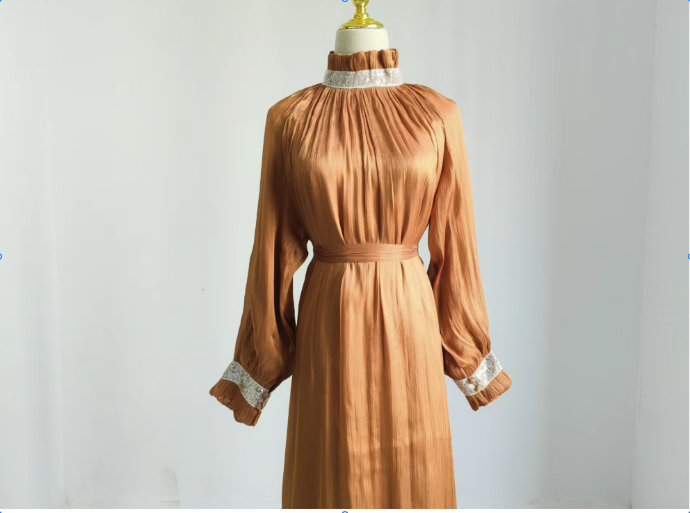 MH34 Sequin Abaya Maxi Dress with Belt | Elegant Modest Evening Wear