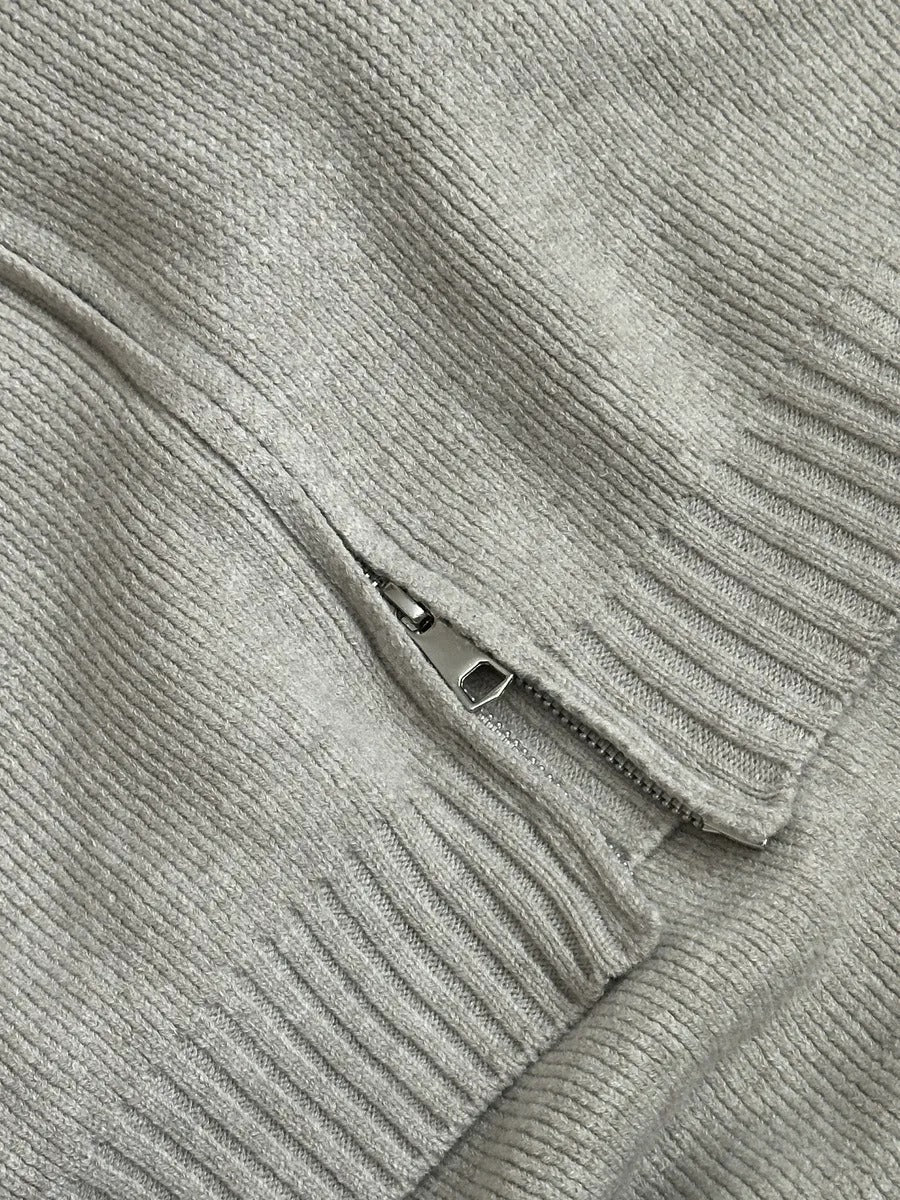 MH101 Modest Knit Hoodie & Skirt Set – Soft Ribbed Two-Piece Outfit