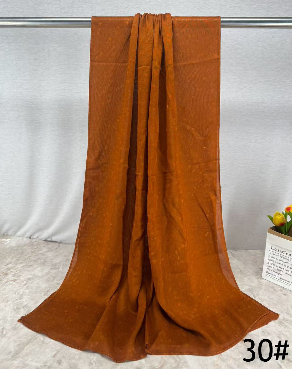 MH008 Silky Modal Hijab - Vibrant Print Wrap Scarf for Women