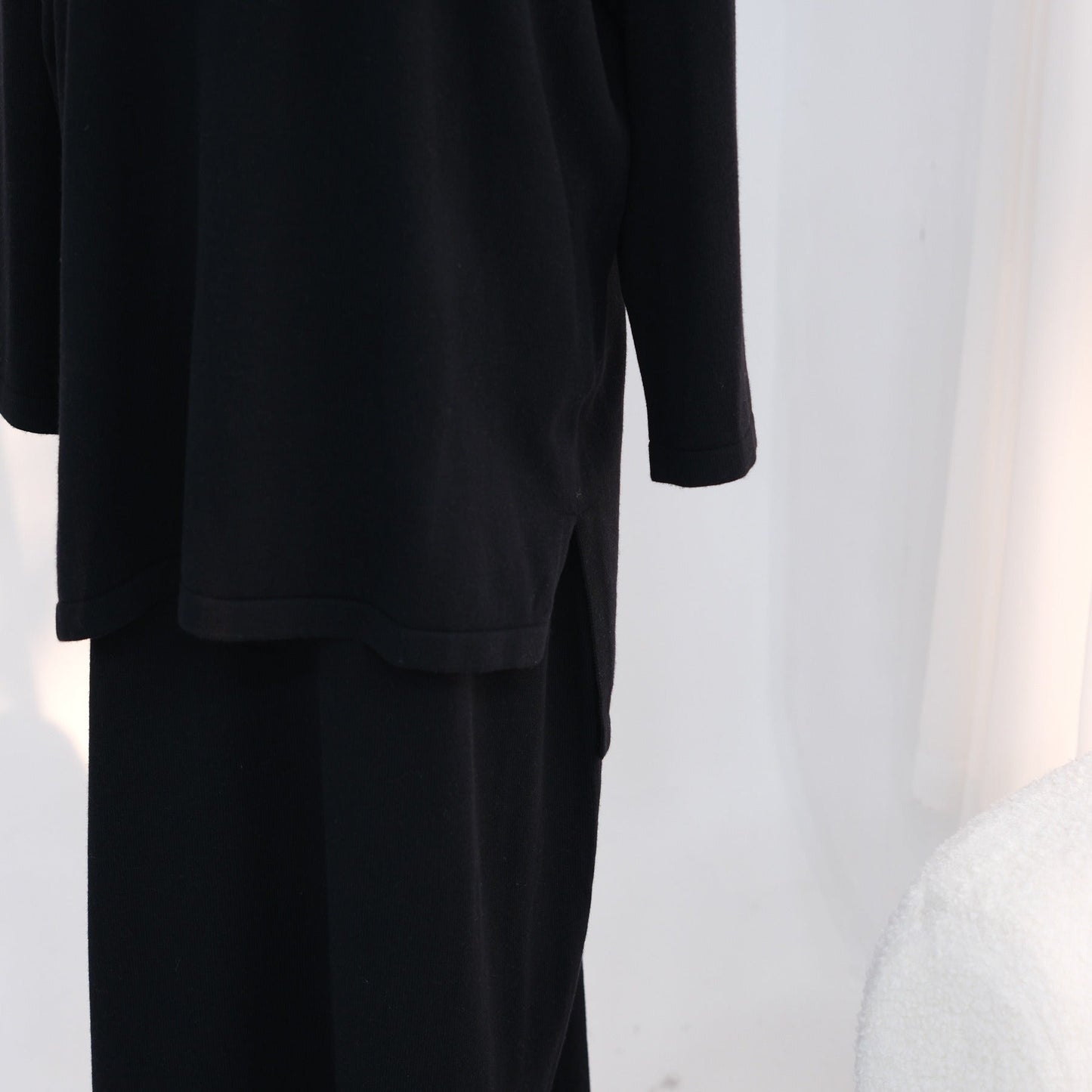 Knitted 3-Piece Set Skirt Top Cardigan | Modest Fashion Outfit | MH116