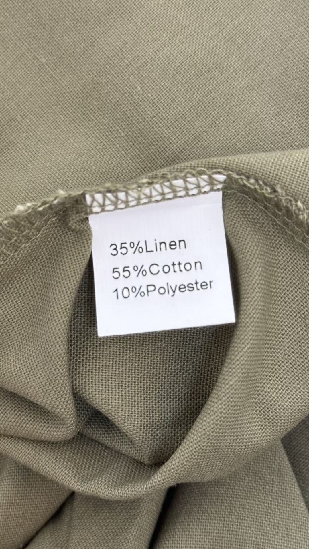 MH87 Modest Cotton-Linen Two-Piece Set – Asymmetric Drape Top & Maxi Skirt | Muslim Women Outfit for Eid & Daily Wear