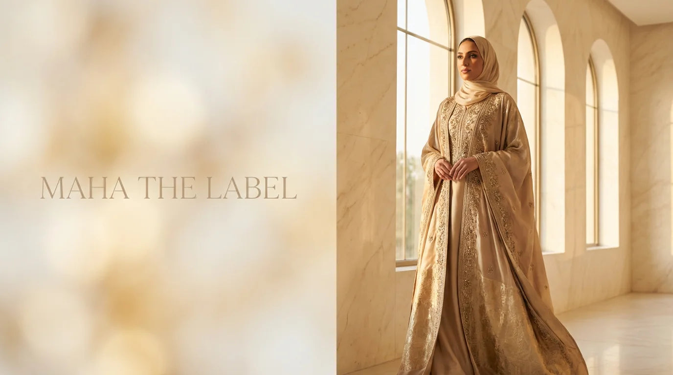 Maha The Label - Luxury Modest Fashion Hero Banner