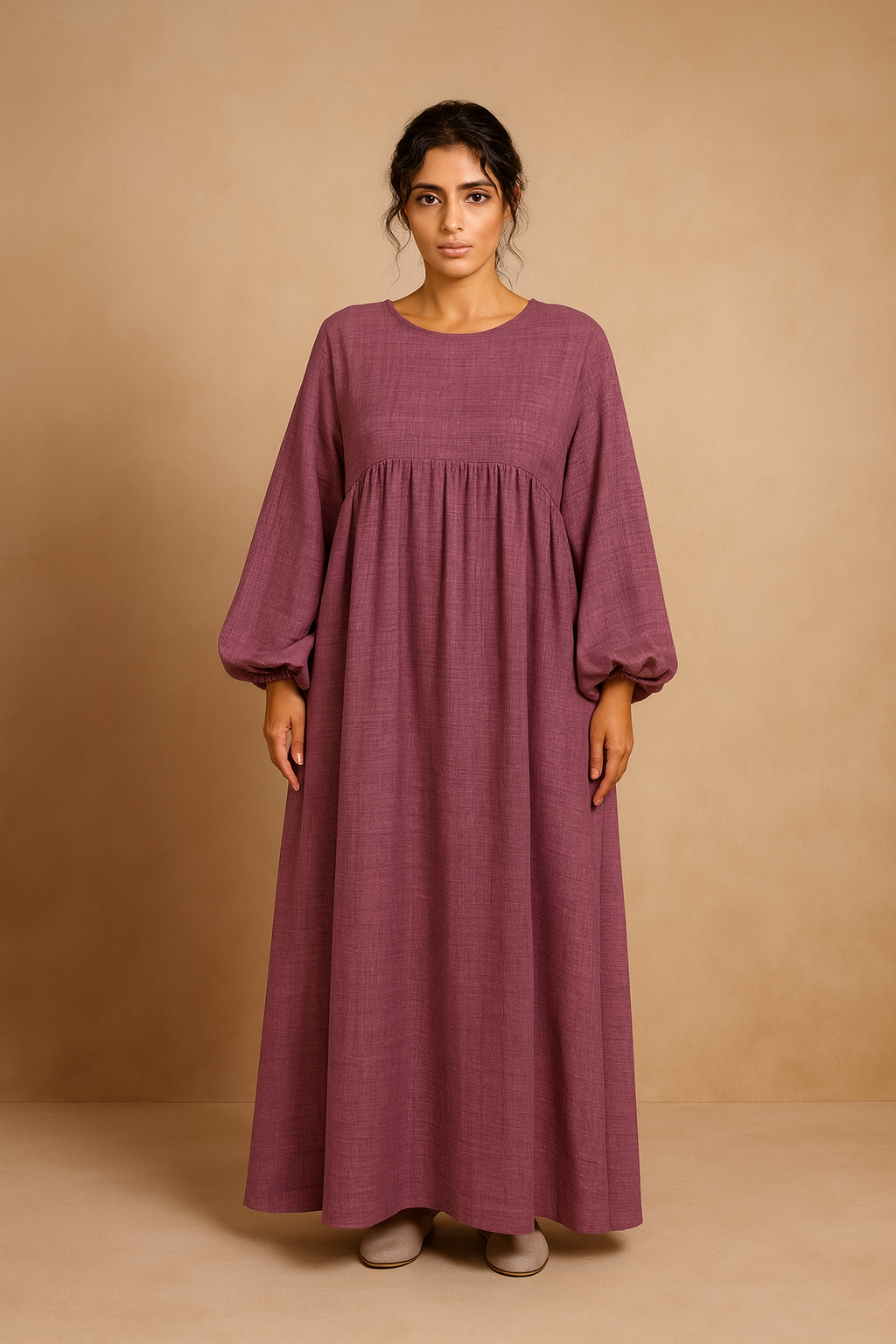 MH18 Nursing Zip Pocket Abaya – Single-Zip, Reversible Front/Back Wear for Prayer, Umrah & Hajj