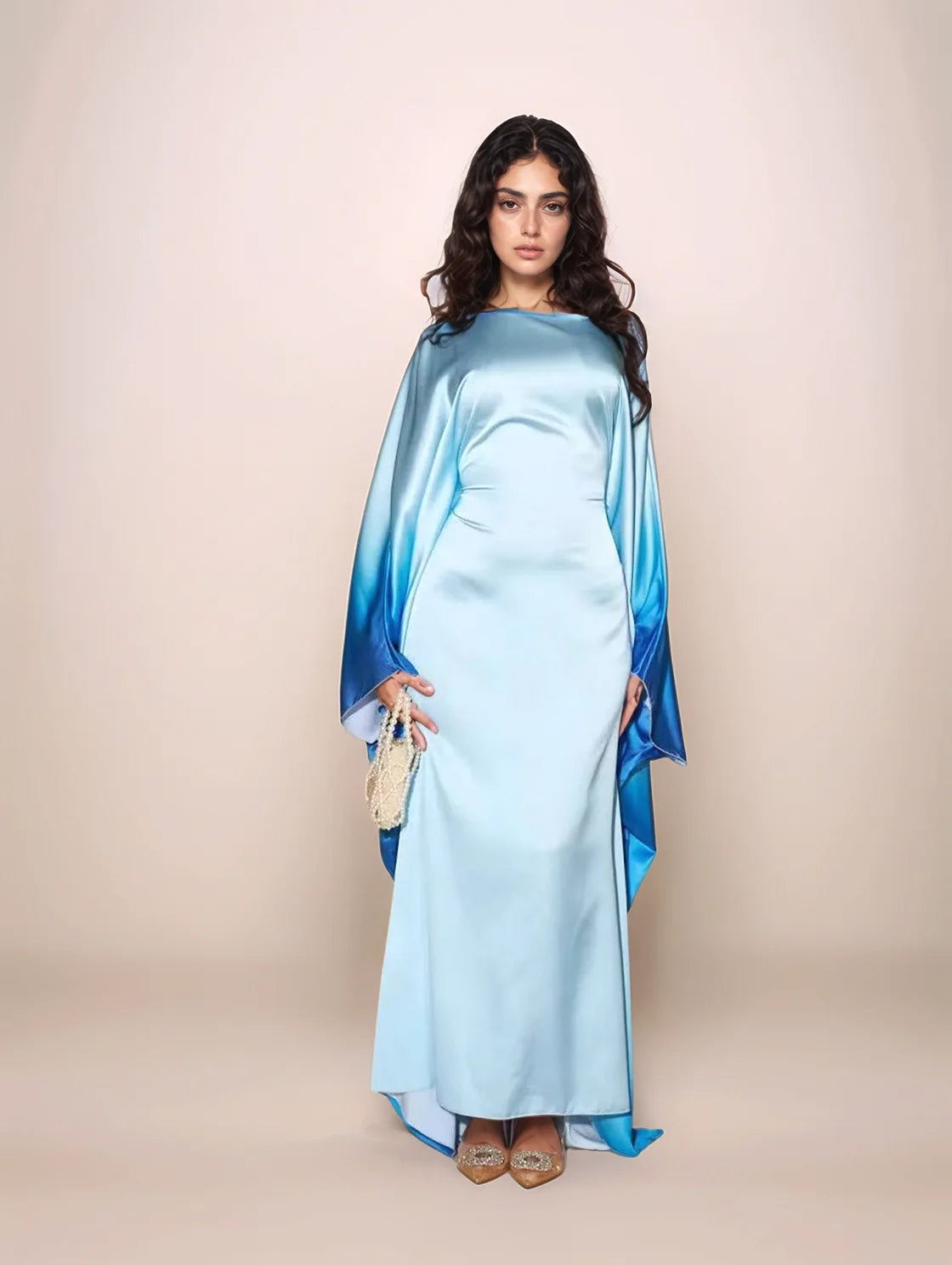 Farasha Luxe Abaya | Elegant Butterfly-Inspired Modest Wear – Maha The Label - MAHA THE LABEL