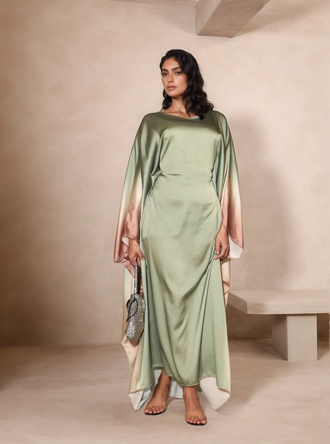 Farasha Luxe Abaya | Elegant Butterfly-Inspired Modest Wear – Maha The Label - MAHA THE LABEL