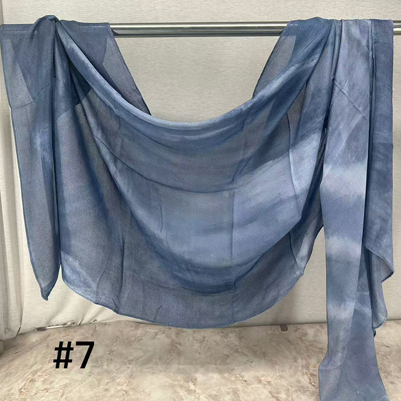 MH03 Ink Print Modal Scarf – 32 Styles & Colors – Soft Breathable Hijab