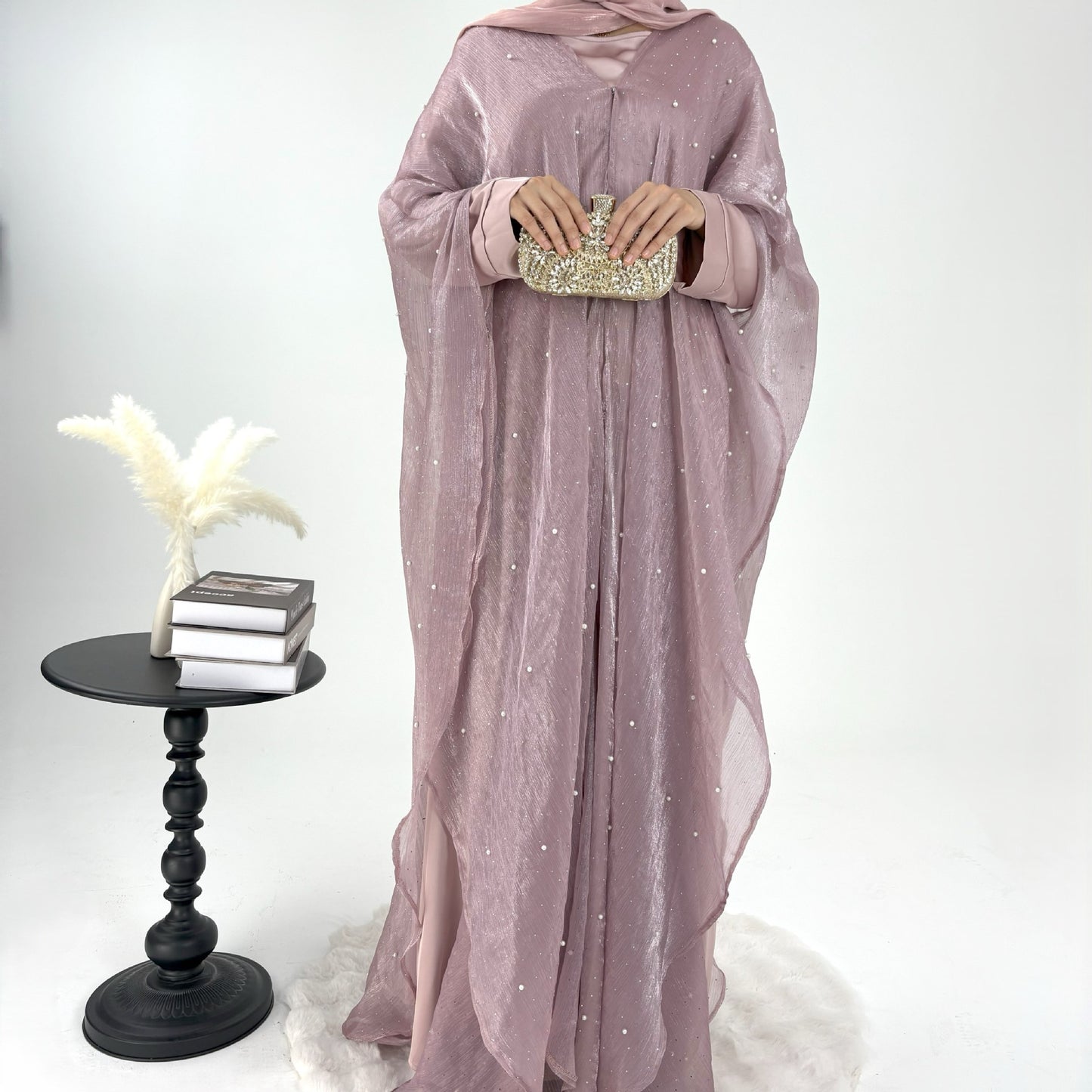 | Pearl Starry Sky 2-Piece Dress Set | Loose Long Modest Wom | lifestyle wear | Maha The Label modest fashion outfit