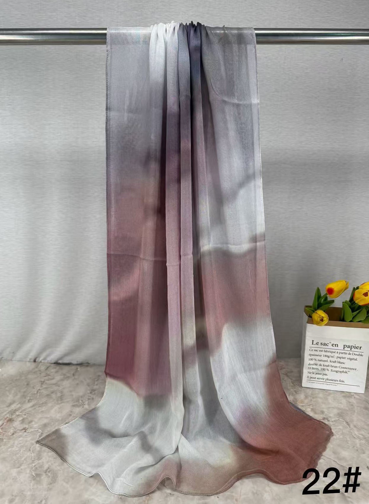 MH03 Ink Print Modal Scarf – 32 Styles & Colors – Soft Breathable Hijab