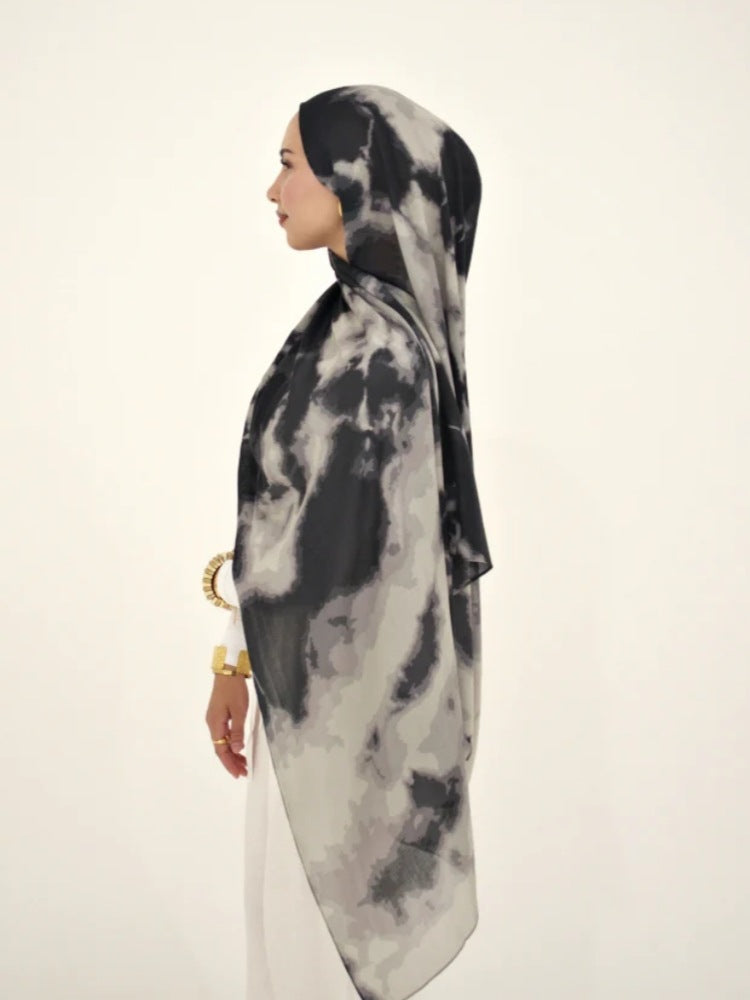 Printed Modal Cotton Hijab -3